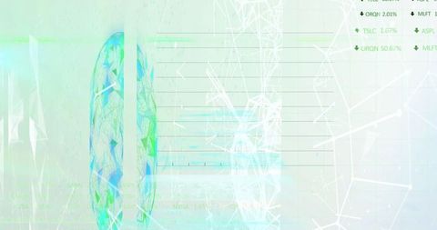 Future tech abstract with digital interface elements