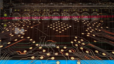 Digital Circuit Overlay on Network Servers Concept
