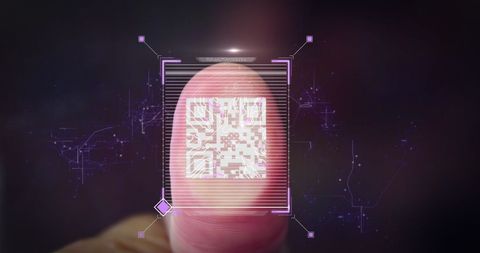 fingerprint interface with digital data storage visual - Download Free Stock Images Pikwizard.com