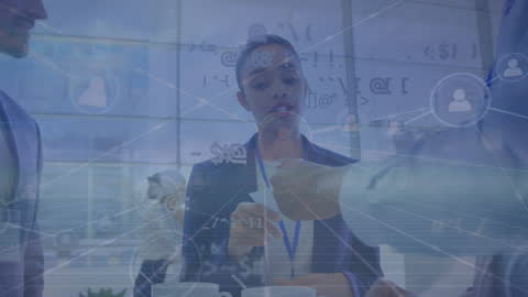 Business Networking with Digital Technology Interface