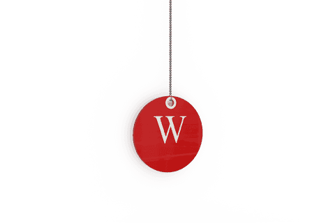 Red Circle Tag With Letter W On Transparent Background - Download Free Stock Videos Pikwizard.com