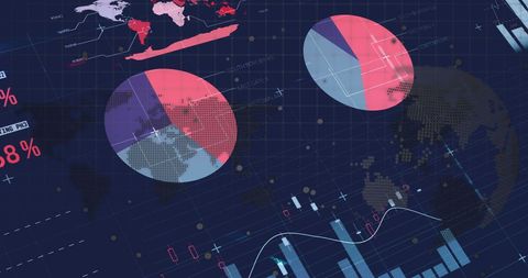 Global Financial Data Analysis with Charts and Diagrams - Download Free Stock Images Pikwizard.com