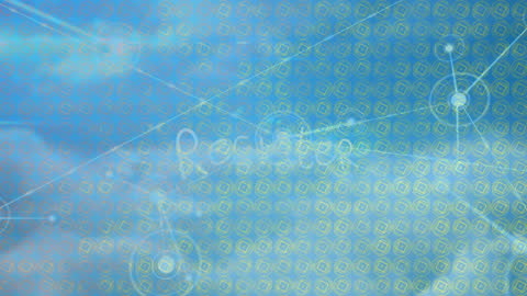 Technological Connections in Cloudy Blue Skies