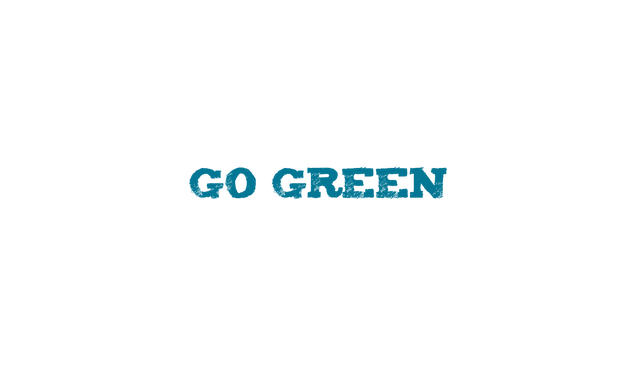 Blue Go Green Text Design on Transparent Background - Download Free Stock Videos Pikwizard.com