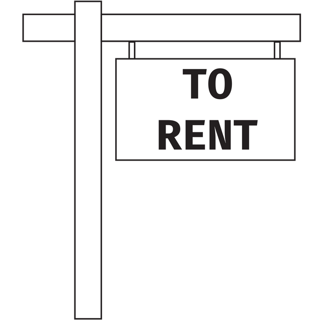 To Rent Sign on Transparent Background with Black Text - Download Free Stock Videos Pikwizard.com