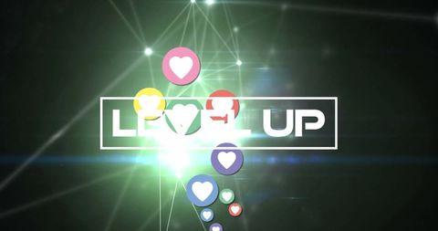 social media connections and level up concept - Download Free Stock Images Pikwizard.com