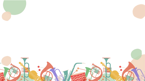 Colorful Orchestral Instrument Border on Transparent Background - Download Free Stock Videos Pikwizard.com