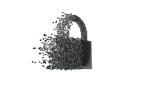 digital padlock illustration with particles on transparent background - Download Free Stock Videos Pikwizard.com