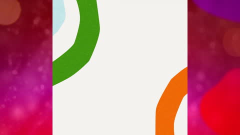 Vibrant Circular Liquid Patterns on Abstract Background