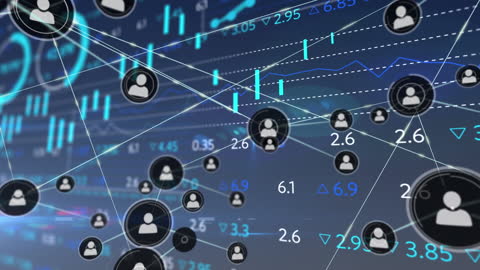 Digital Data Visualization in Business Finance Networks