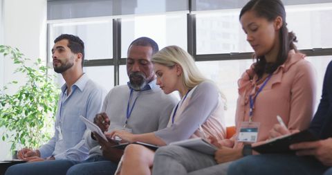 Diverse Professional Team Collaborating in Office Meeting - Download Free Stock Images Pikwizard.com