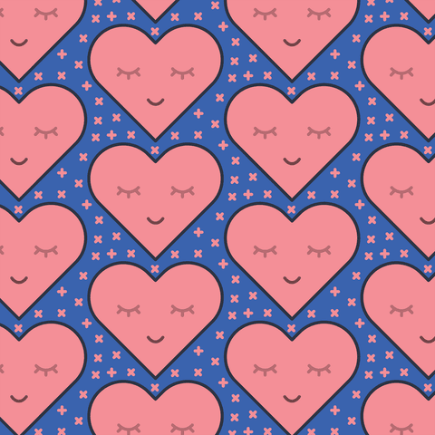 smiling pink hearts pattern on transparent background - Download Free Stock Videos Pikwizard.com