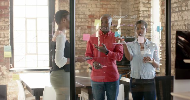 Creative Team Brainstorming in Modern Office with Glass Walls - Download Free Stock Images Pikwizard.com