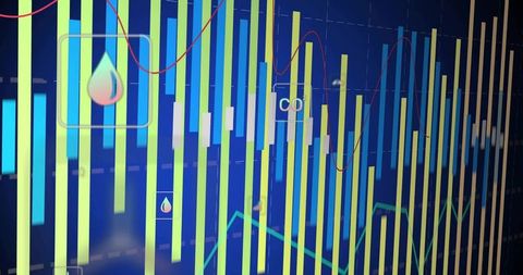 Digital Analytics Dashboard with Indicators and Data Trends