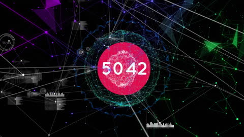 Digital Network Animation with Growing Data Matrix
