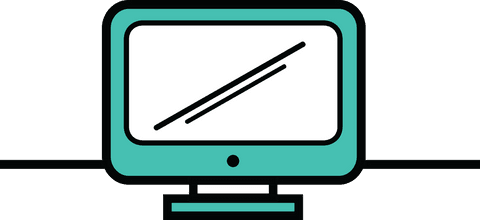 Digital Desktop Computer Illustration on Transparent Background - Download Free Stock Videos Pikwizard.com