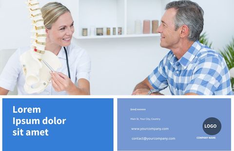 Medical Professional Discussing Spine Care with Patient - Download Free Stock Templates Pikwizard.com