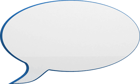 Transparent Speech Bubble with Blue Border for Text Overlay - Download Free Stock Videos Pikwizard.com