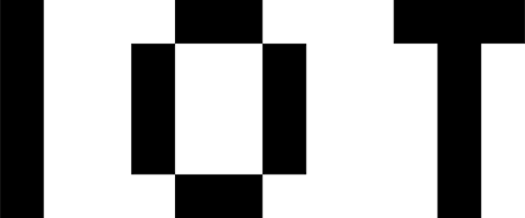 Transparent iot text isolated for communication design use