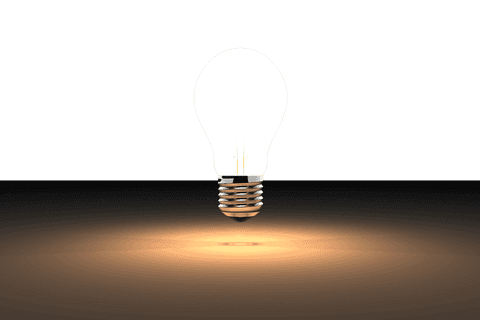 glowing light bulb on transparent background for creative concepts - Download Free Stock Videos Pikwizard.com