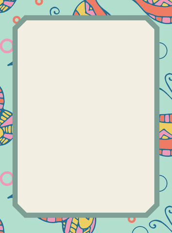 transparent card design with colorful butterflies and copy space - Download Free Stock Videos Pikwizard.com