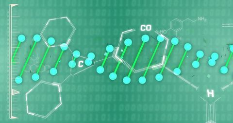 chemical molecular structure over digital binary code background - Download Free Stock Images Pikwizard.com