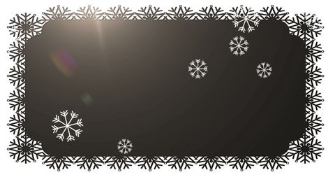 Falling Snowflakes on Elegant Black Backdrop for Festive Occasion