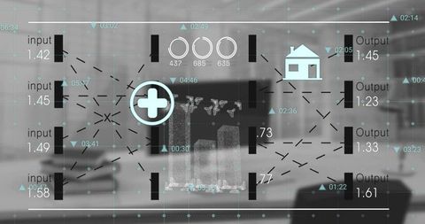 Digital Data Interface with Virtual Technology Overlays