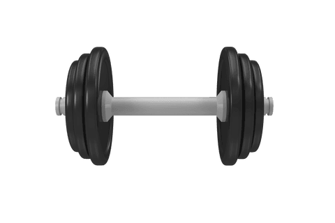 Transparent Gray Black Dumbbell for Fitness and Exercise - Download Free Stock Videos Pikwizard.com