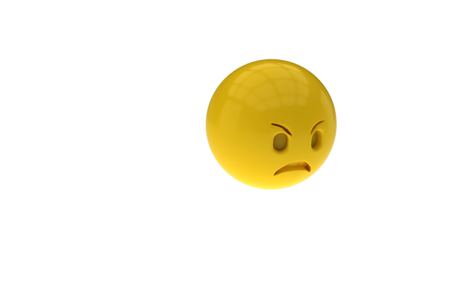 3D Angry Emoji Isolated on White Background with Transparent Texture - Download Free Stock Videos Pikwizard.com