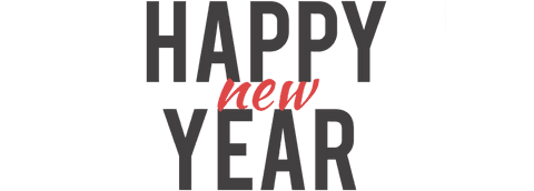 Happy New Year Text on Transparent Background Vector PNG - Download Free Stock Videos Pikwizard.com