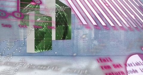 Abstract data processing with dice and dollar bills