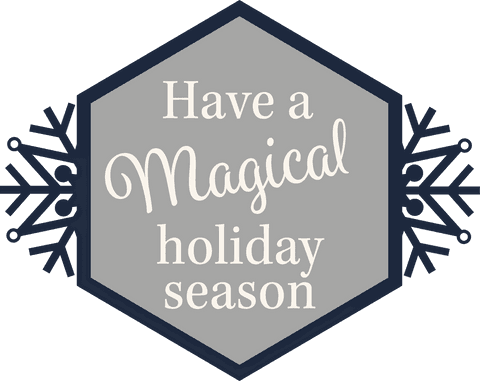 transparent hexagon sign with festive holiday season text - Download Free Stock Videos Pikwizard.com