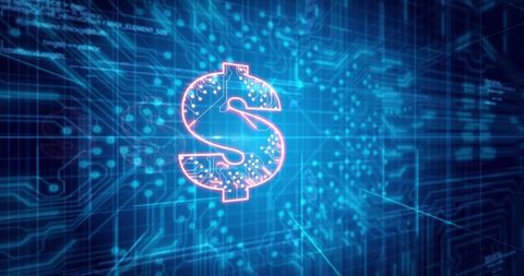 Digital Financial Network Visualization - Download Free Stock Images Pikwizard.com