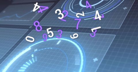 Digital Data Analysis Graphic with Scanning Interface - Download Free Stock Images Pikwizard.com