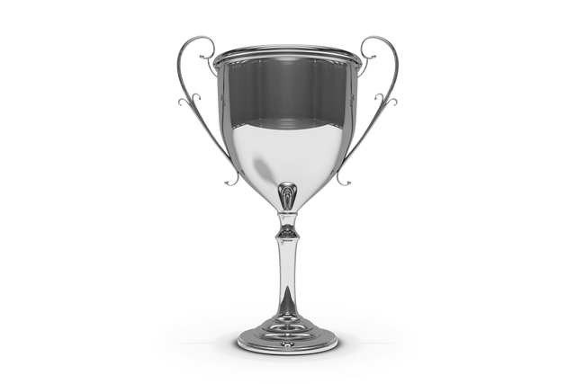 Shiny Silver Trophy Cup on Transparent Background Symbolizing Success - Download Free Stock Videos Pikwizard.com