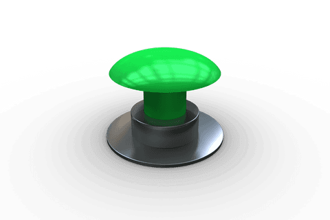 round green diy push button on transparent background - Download Free Stock Videos Pikwizard.com