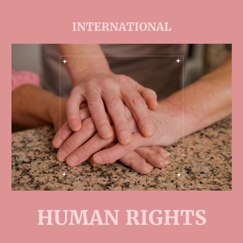 unity and support for international human rights day - Download Free Stock Templates Pikwizard.com