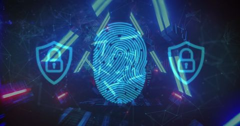 Futuristic Biometric Security and Fingerprint Technology - Download Free Stock Images Pikwizard.com