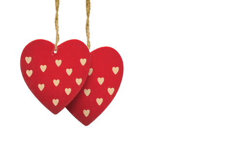 red hearts hanging on transparent background for valentine's day - Download Free Stock Videos Pikwizard.com
