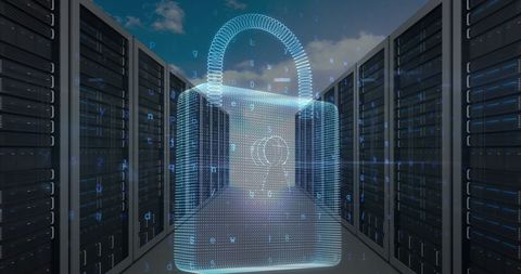 Digital security in a high-tech server environment