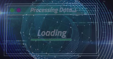 Digital Data Processing Over Global Network Interface - Download Free Stock Images Pikwizard.com