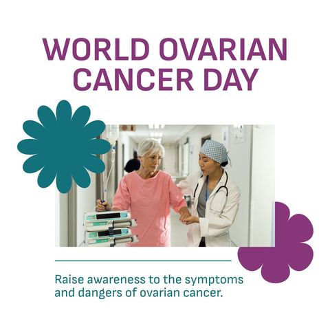 World Ovarian Cancer Day Health Awareness Poster - Download Free Stock Templates Pikwizard.com