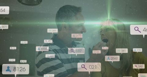 Couple Using Digital Healthcare Tools for Wellness