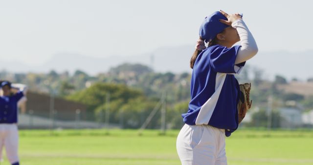 Teen Softball Players Reacting to a Play on the Field - Download Free Stock Images Pikwizard.com