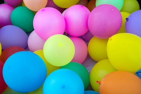 Vibrant Colorful Balloons Background Celebration