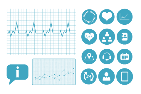 transparent digital interface icons set with heart and messaging symbols - Download Free Stock Videos Pikwizard.com