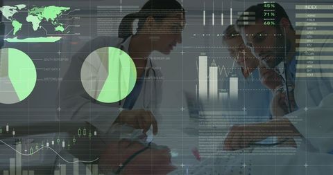 Global Medicine Collaboration and Digital Interface - Download Free Stock Images Pikwizard.com