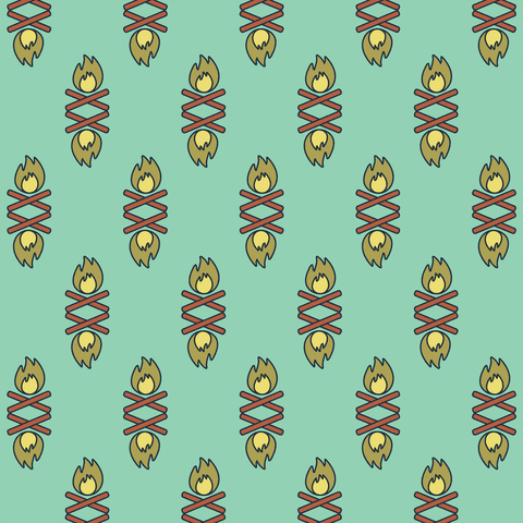 transparent fire icons pattern on green background - Download Free Stock Videos Pikwizard.com