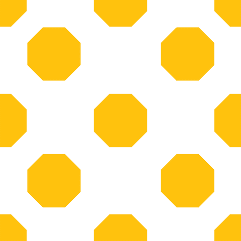 Yellow Octagon Pattern on Transparent Background - Download Free Stock Videos Pikwizard.com